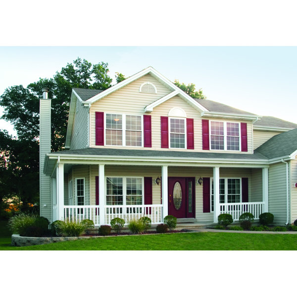 MidAmerica MidAmerica Vinyl, Custom Two Equal Panels, Raised Panel